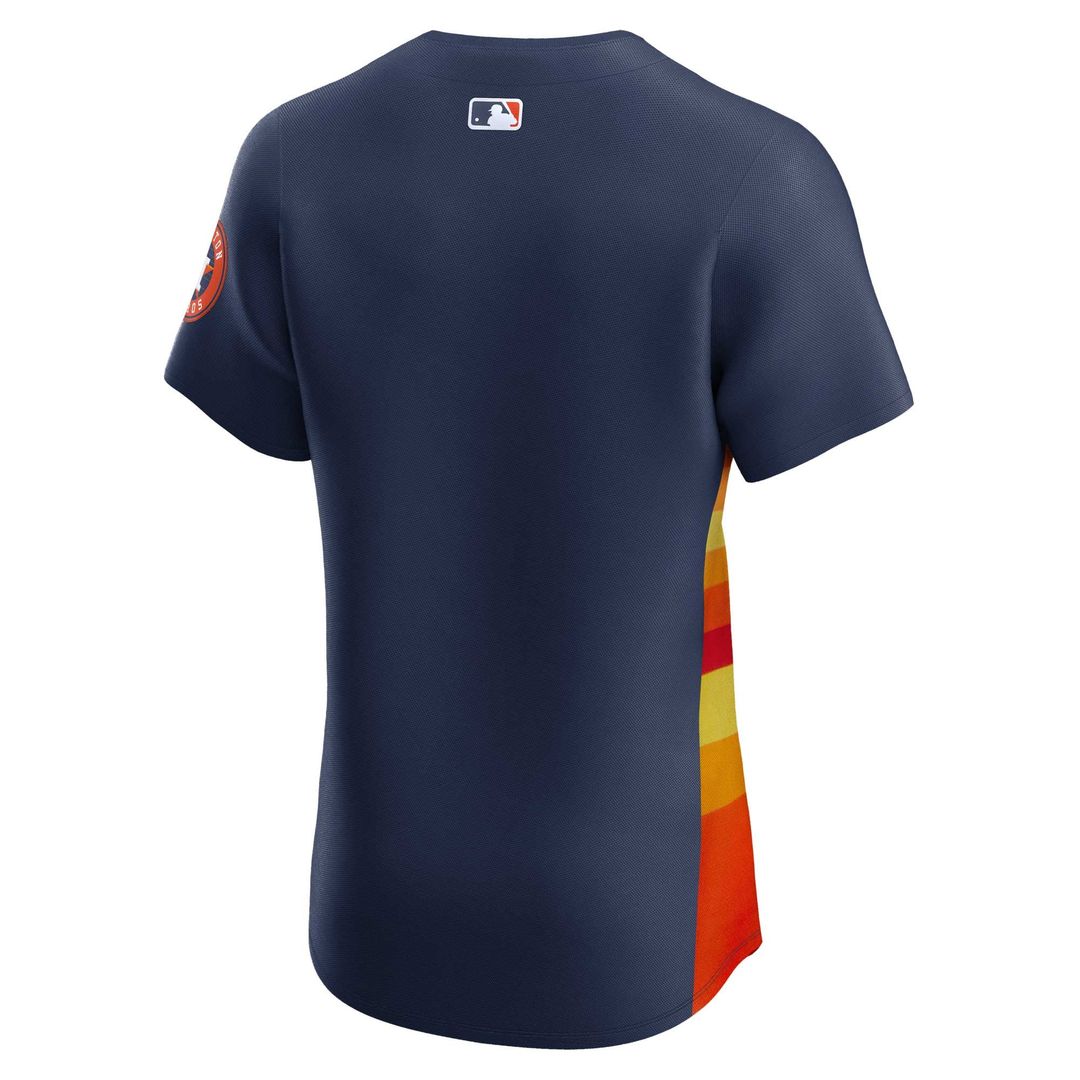 Houston Astros Alternate lightweight Elite Patch Jersey — Navy