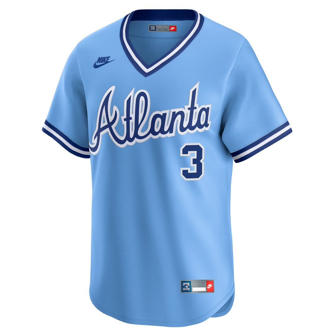 Atlanta Braves Dale Murphy Throwback Cooperstown Limited Jersey — Light Blue