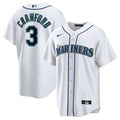 Seattle Mariners JP Crawford Home Replica Jersey — White