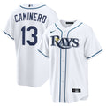 Tampa Bay Rays Junior Caminero Home Replica Jersey — White