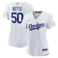 Los Angeles Dodgers Mookie Betts Women's Home Replica Jersey — White
