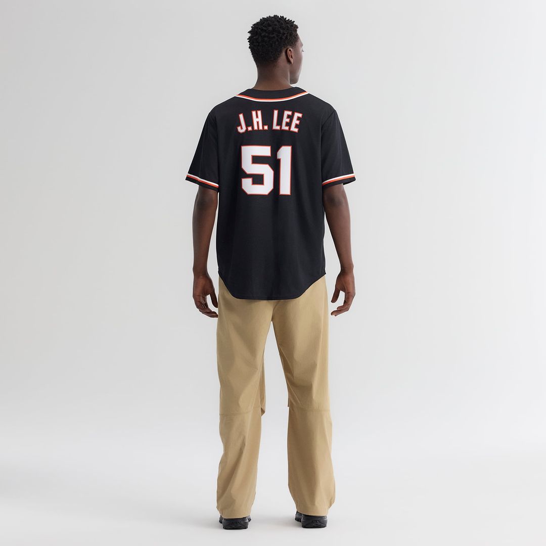 San Francisco Giants Jung Hoo Lee Fashion Replica Black Out Jersey