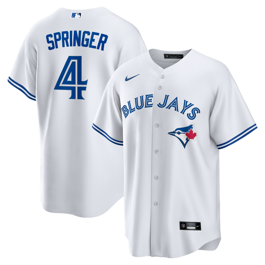 Toronto Blue Jays George Springer Home Replica Jersey — White