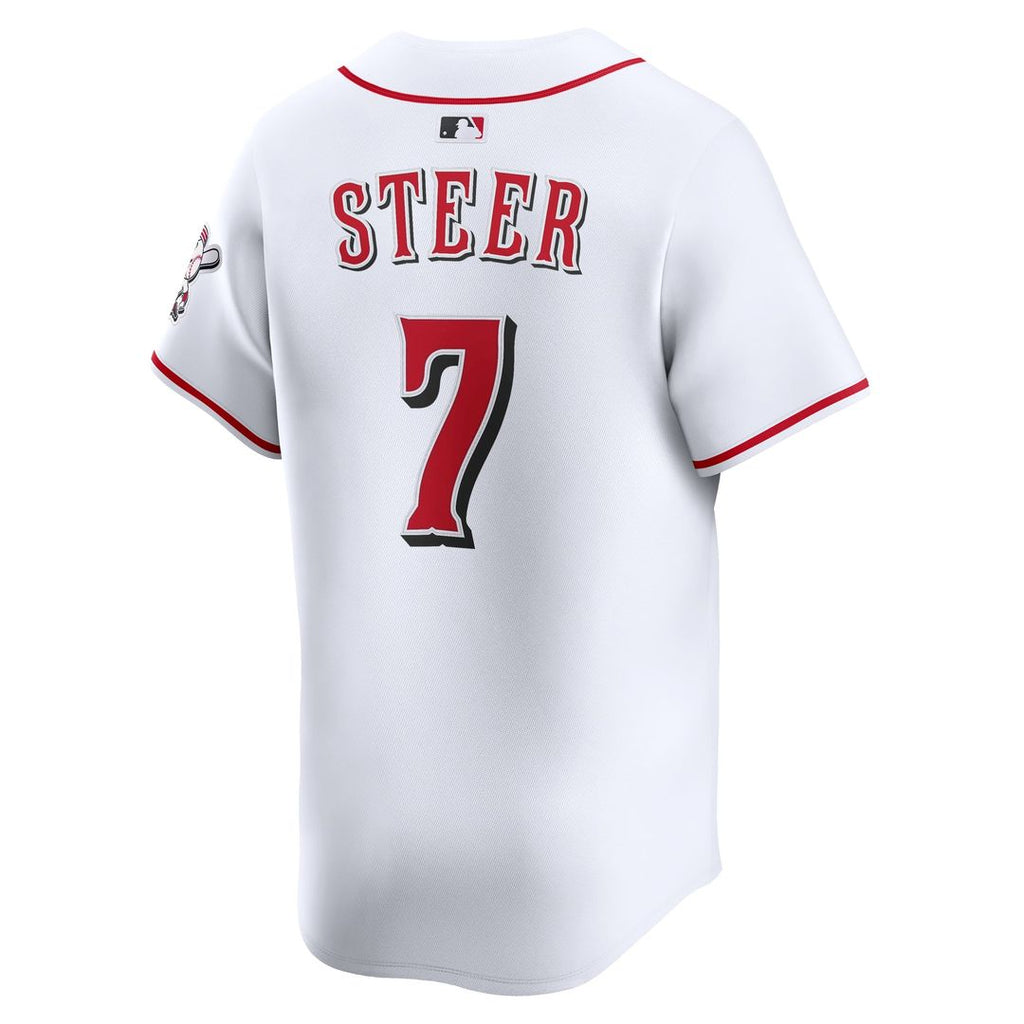 Cincinnati Reds Spencer Steer Home Limited Jersey — White