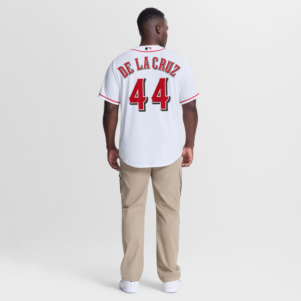 Cincinnati Reds Elly De La Cruz Home Replica Jersey — White