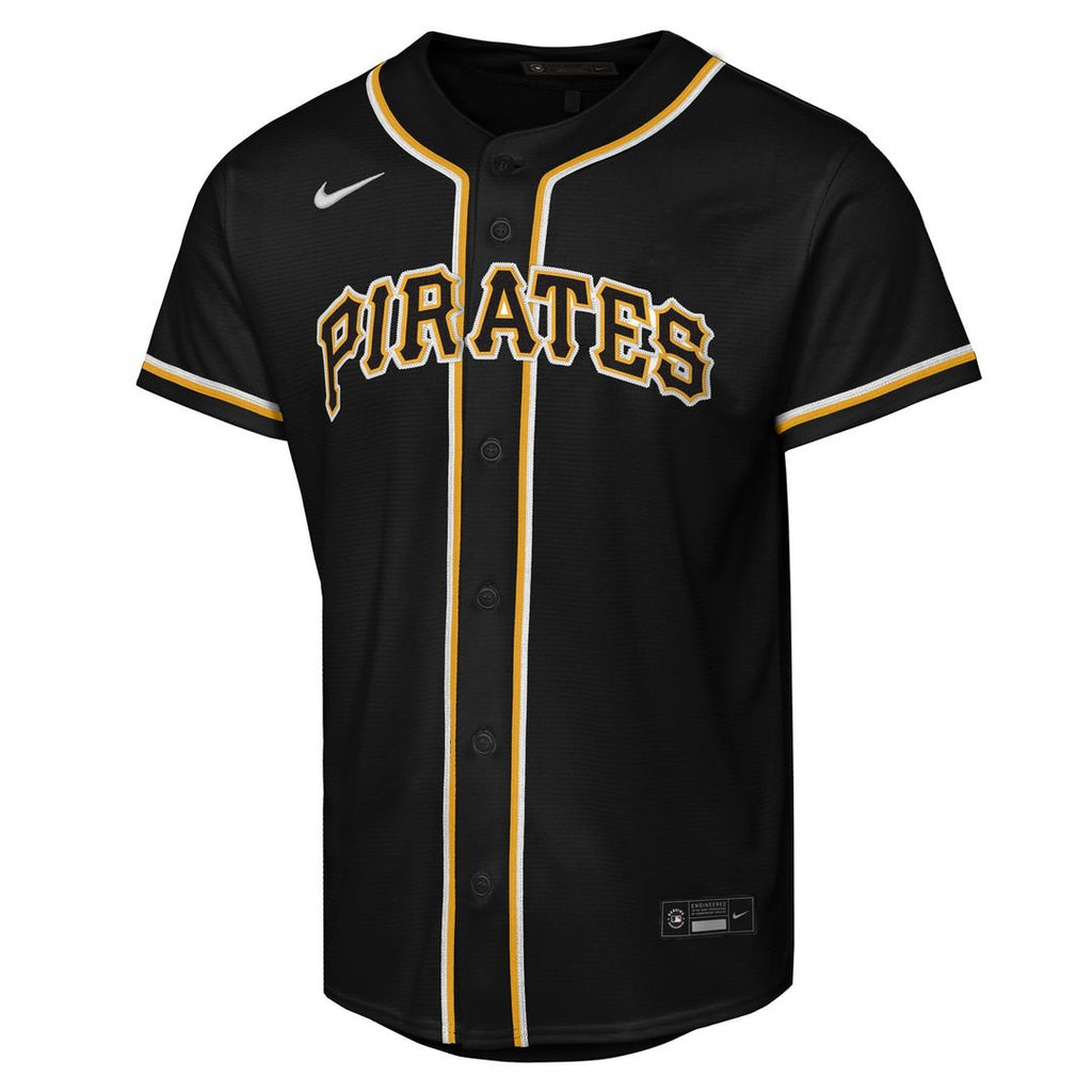 Pittsburgh Pirates Paul Skenes Youth Fashion Replica Jersey — Black
