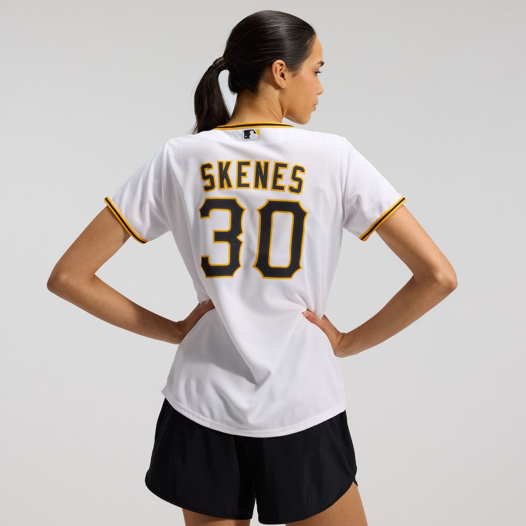 Pittsburgh Pirates Paul Skenes Women's Home Replica Jersey — White