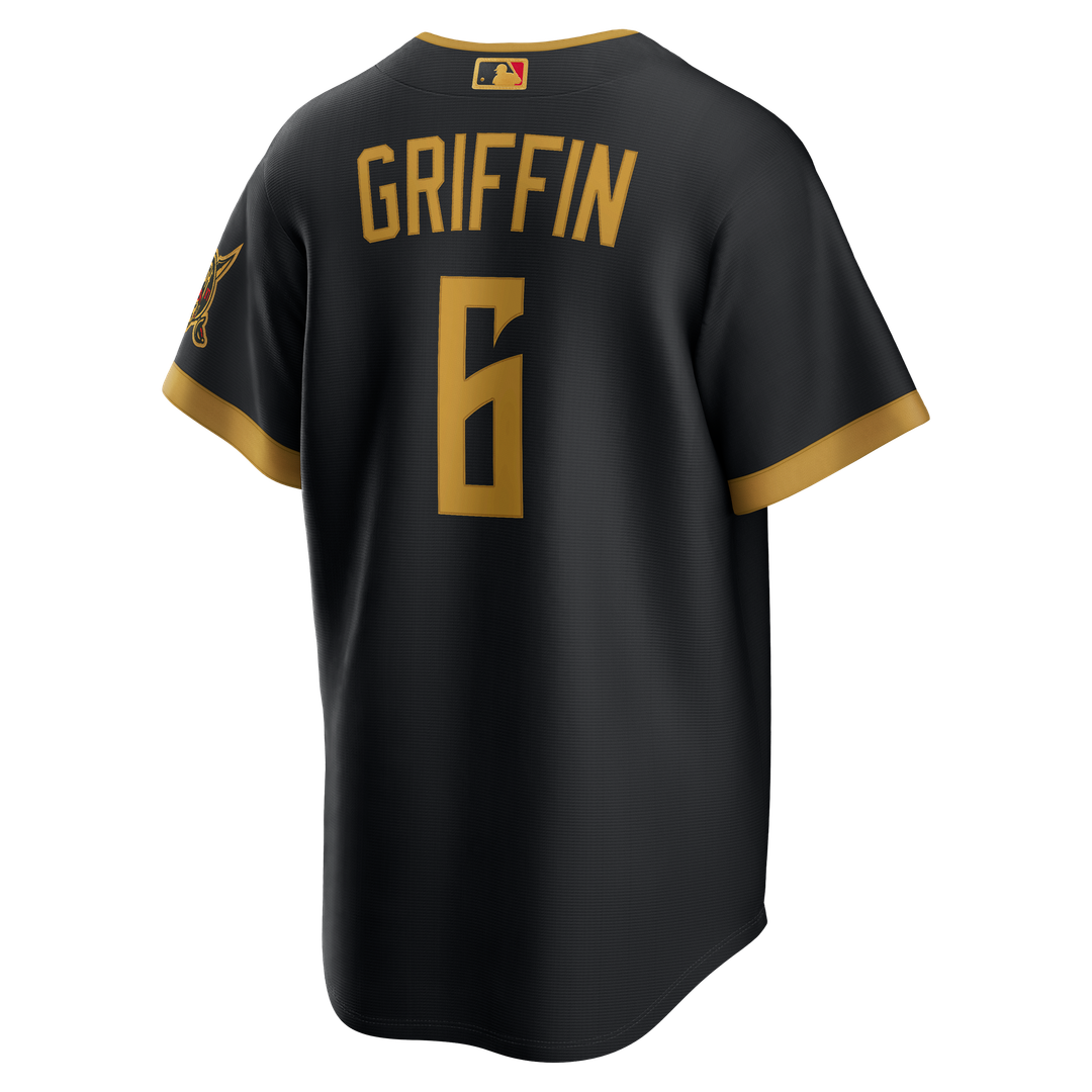 Pittsburgh Pirates Konnor Griffin 2026 City Connect Stadium Jersey — Black