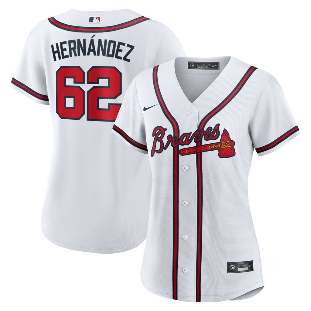 Atlanta Braves Daysbel Hernandez Women's Home Replica Jersey — White