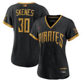 Pittsburgh Pirates Paul Skenes Women's 2026 City Connect Stadium Jersey — Black