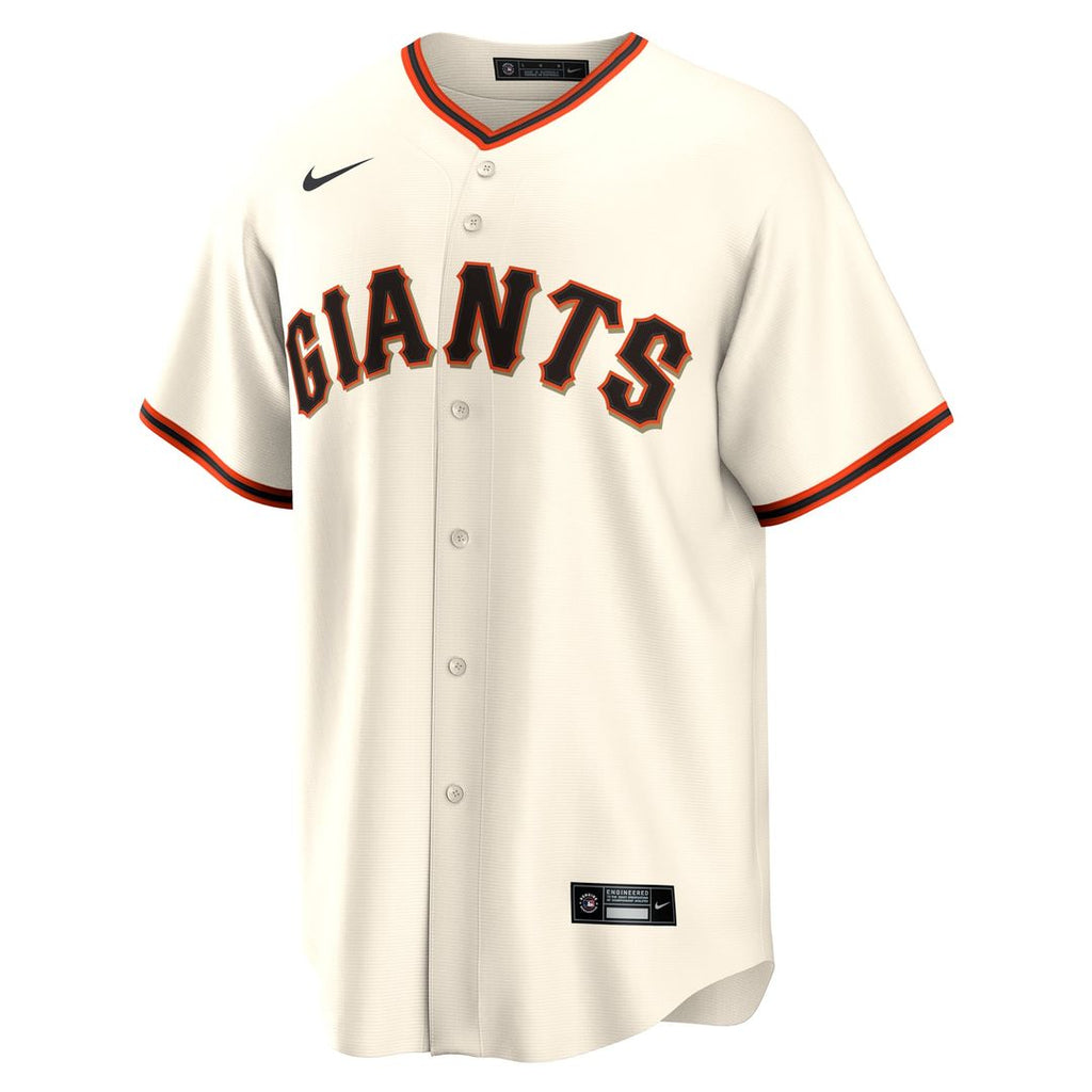 San Francisco Giants Heliot Ramos Home Replica Jersey — Cream
