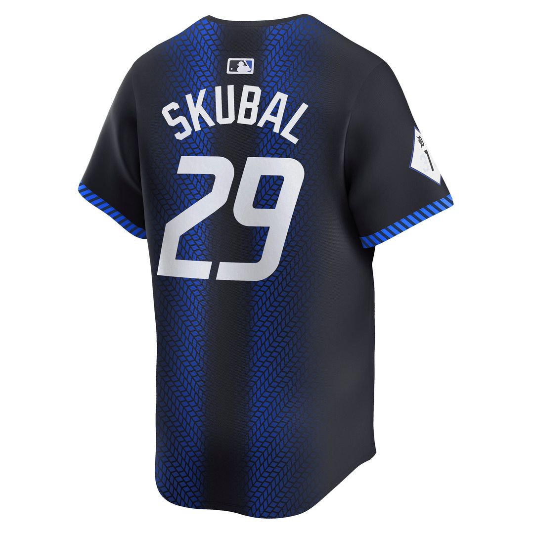 Detroit Tigers Tarik Skubal City Connect Limited Jersey — Navy