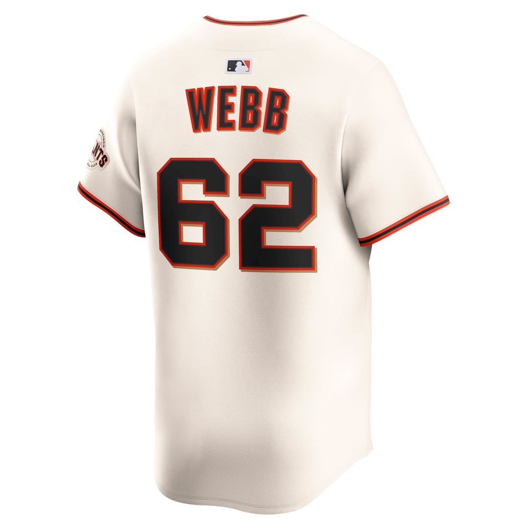 San Francisco Giants Logan Webb Home Limited Jersey — Cream