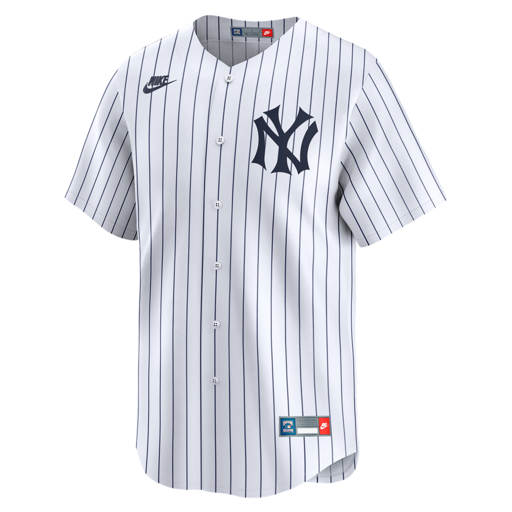 New York Yankees Babe Ruth Throwback Cooperstown Limited Jersey — White