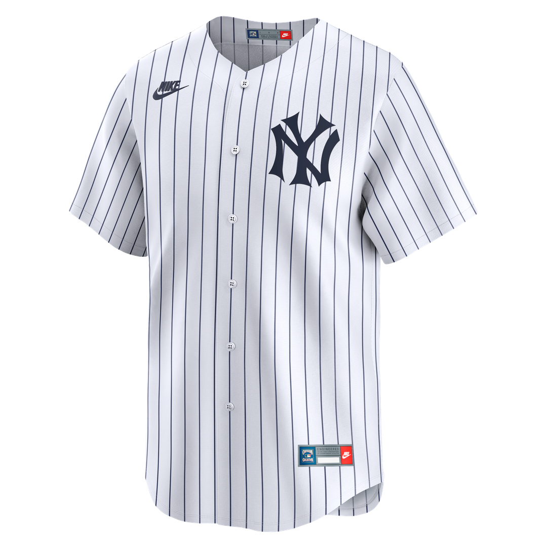 New York Yankees Babe Ruth Throwback Cooperstown Limited Jersey — White