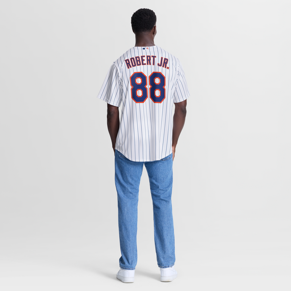 New York Mets Luis Robert Jr. Home Replica Jersey — White