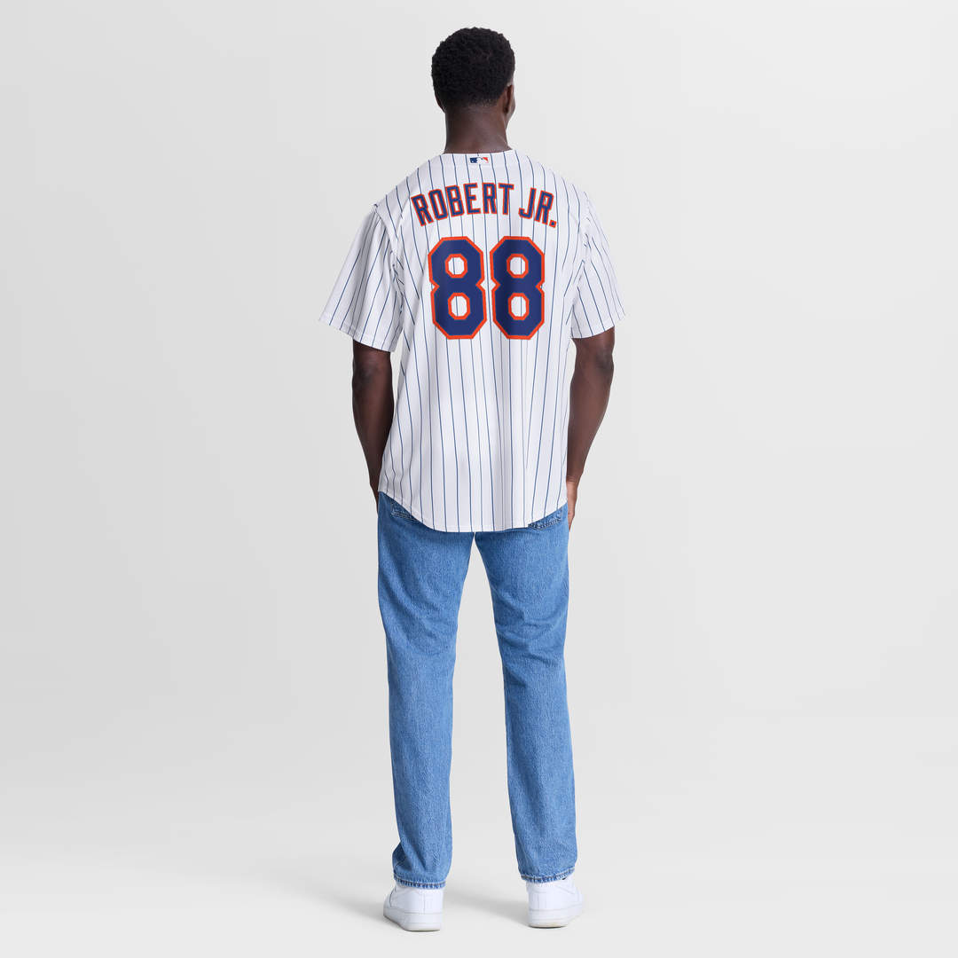 New York Mets Luis Robert Jr. Home Replica Jersey — White