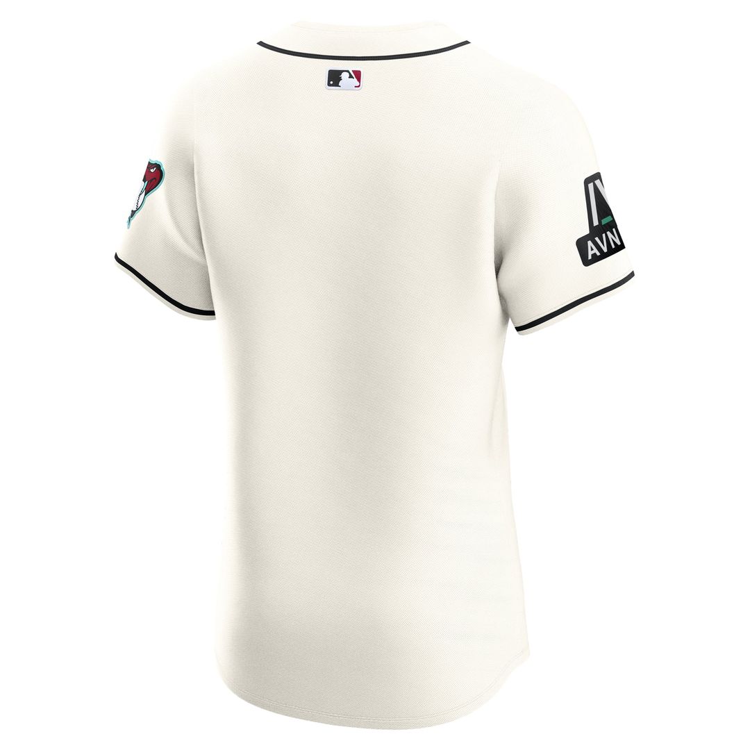 Arizona Diamondbacks Home Elite Patch Jersey — White