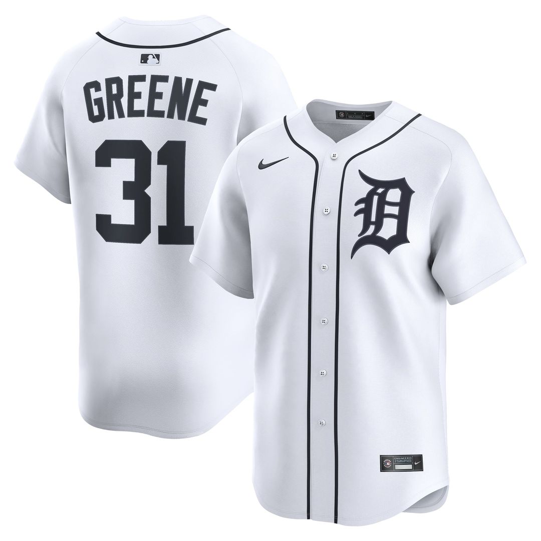 Detroit Tigers Riley Greene Home Limited Jersey — White