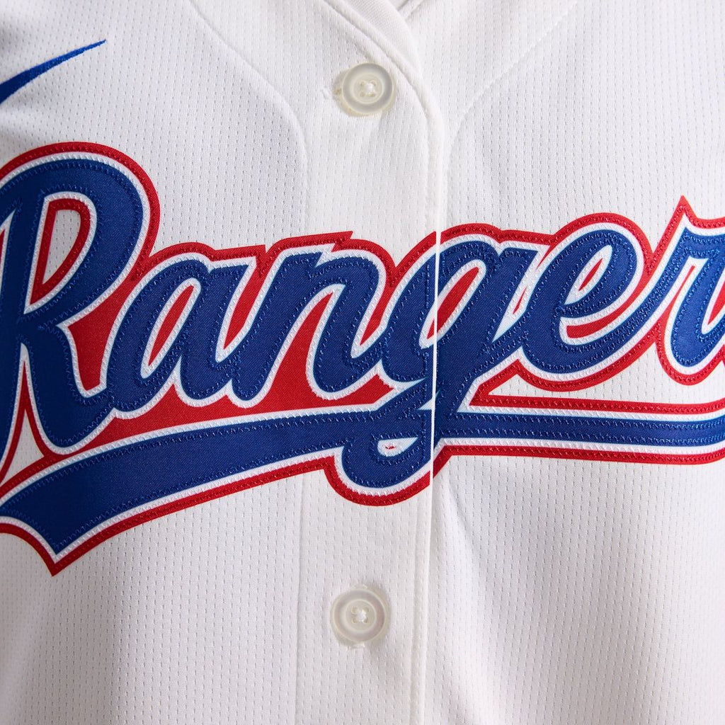 Texas Rangers Women's Home Limited Jersey — White