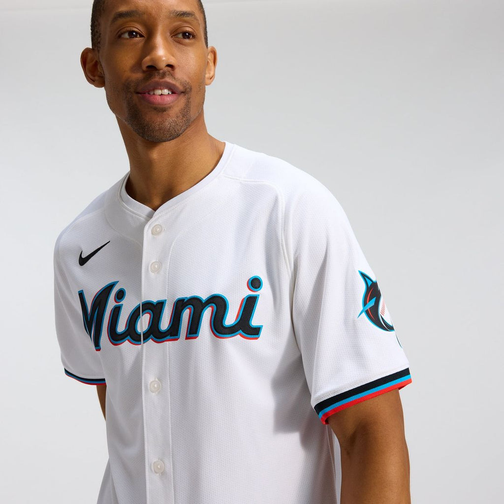 Miami Marlins Home Limited Jersey — White