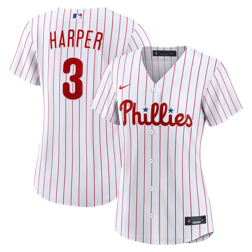 Philadelphia Phillies Bryce Harper Women's Home Replica Jersey — White
