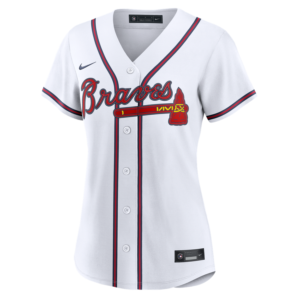Atlanta Braves Grant Holmes Women's Home Replica Jersey — White