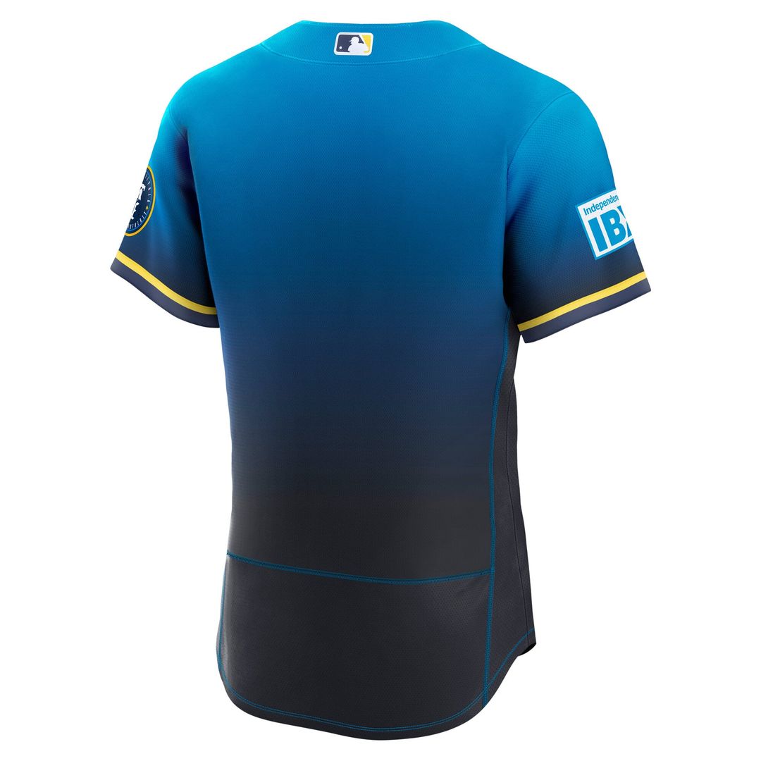 Philadelphia Phillies City Connect Authentic Sponsor Patch Jersey — Navy