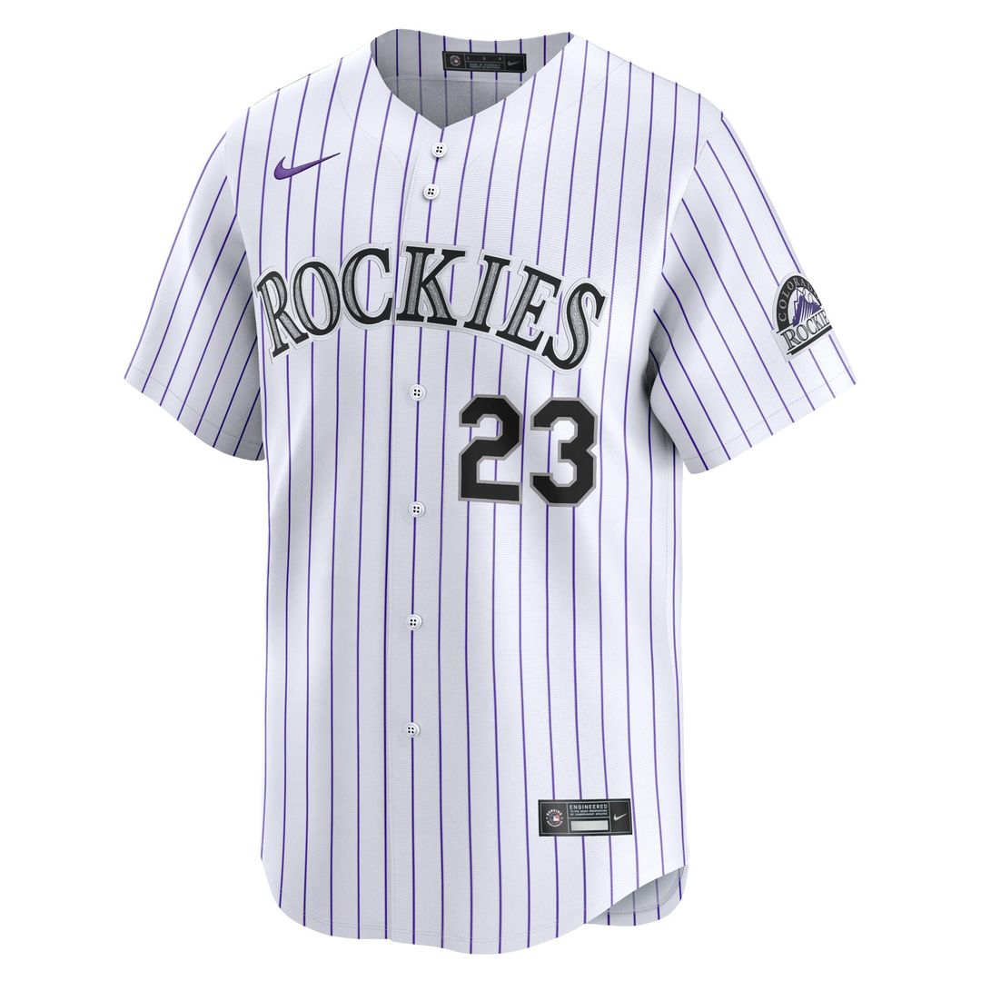 Colorado Rockies Kris Bryant Home Limited Jersey — White