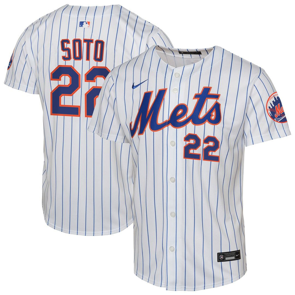 New York Mets Juan Soto Youth Home Limited Jersey — White
