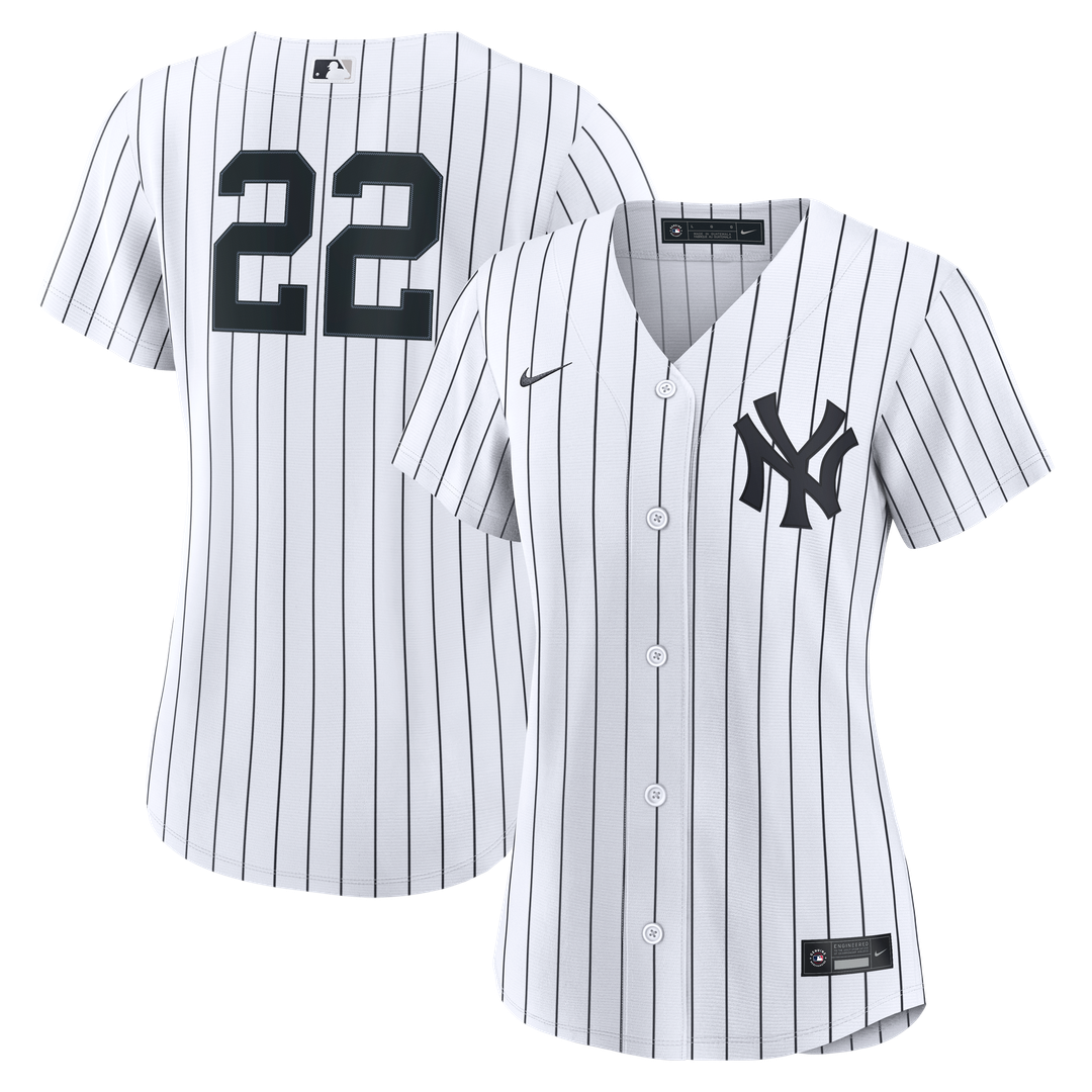 New York Yankees Ben Rice Women's Home Replica Jersey — White