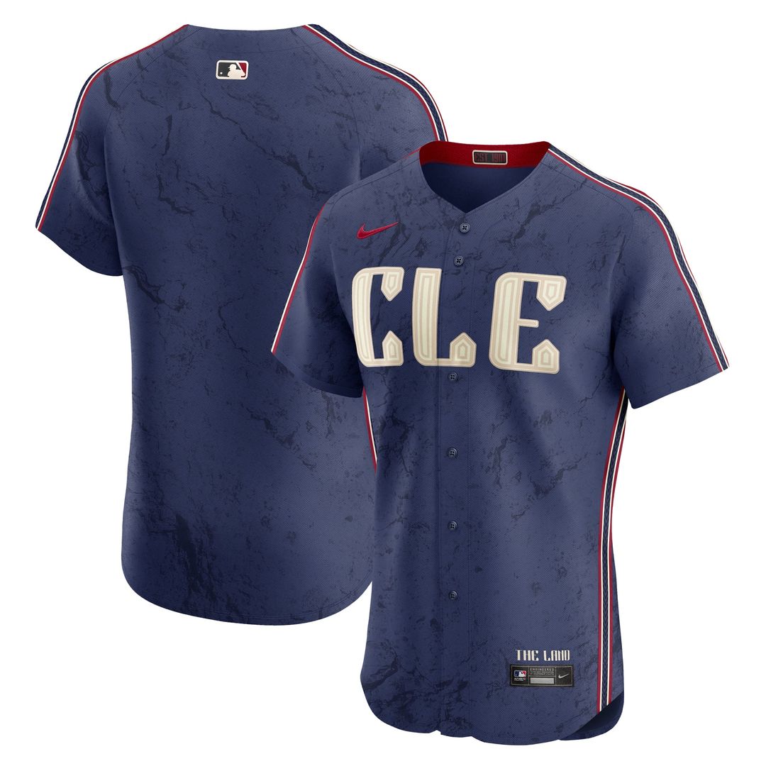 Cleveland Guardians City Connect Elite Jersey — Navy
