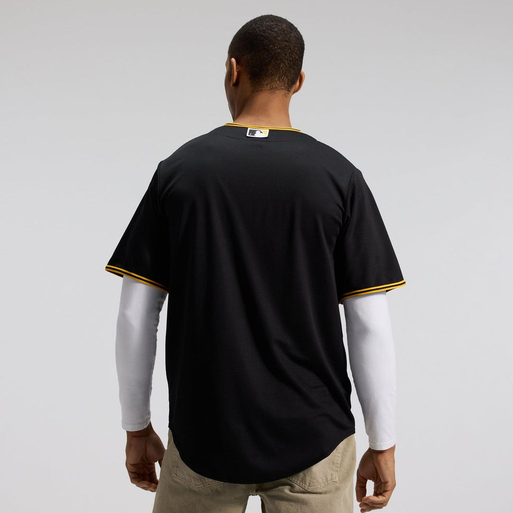 Pittsburgh Pirates Alternate Replica Team Jersey — Black