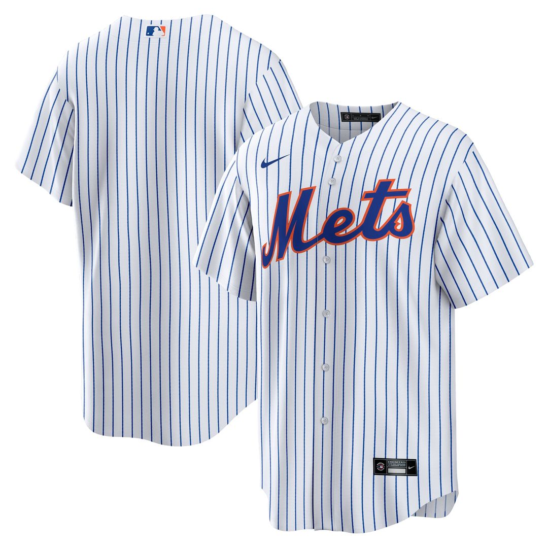 New York Mets Home Replica Team Jersey — White