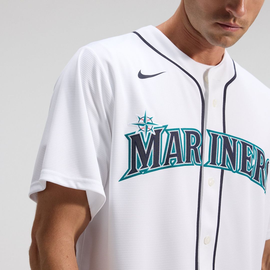 Seattle Mariners Luis Castillo Home Replica Jersey — White