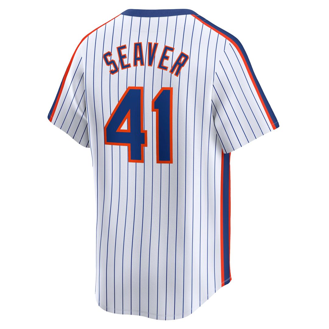 New York Mets Tom Seaver Throwback Cooperstown Limited Jersey — White