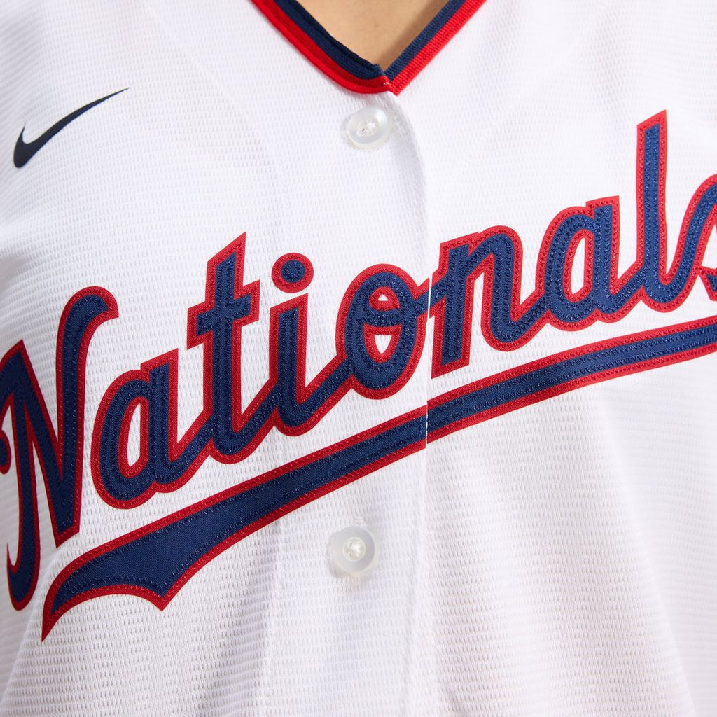 Washington Nationals CJ Abrams Women's Home Replica Jersey — White