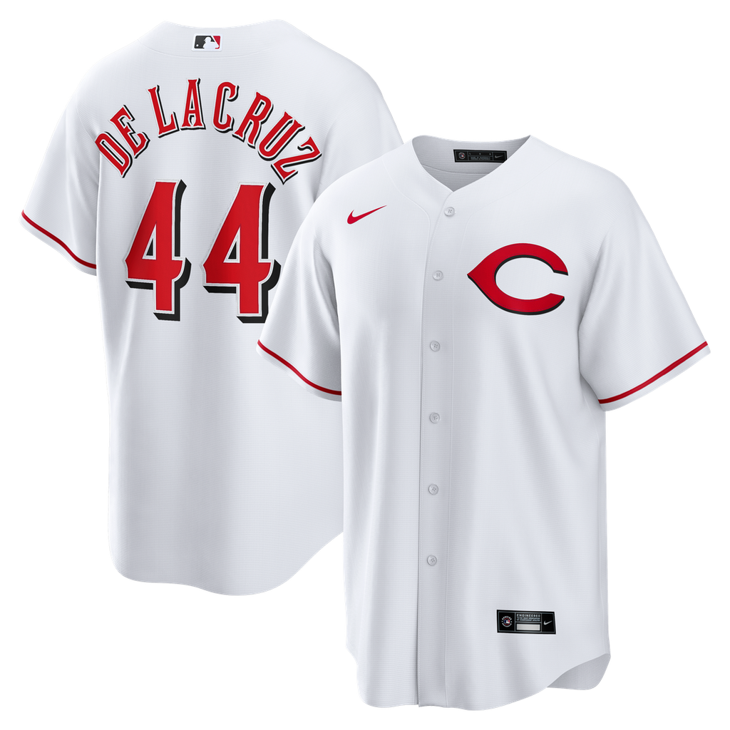 Cincinnati Reds Elly De La Cruz Alternate 2 Replica Jersey — White