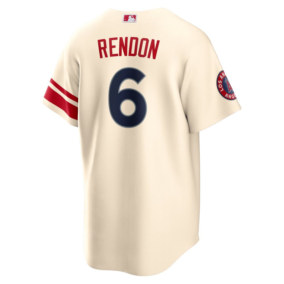 Los Angeles Angels Anthony Rendon City Connect Replica Jersey — Cream
