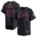 New York Mets Juan Soto Alternate Limited Jersey — Black