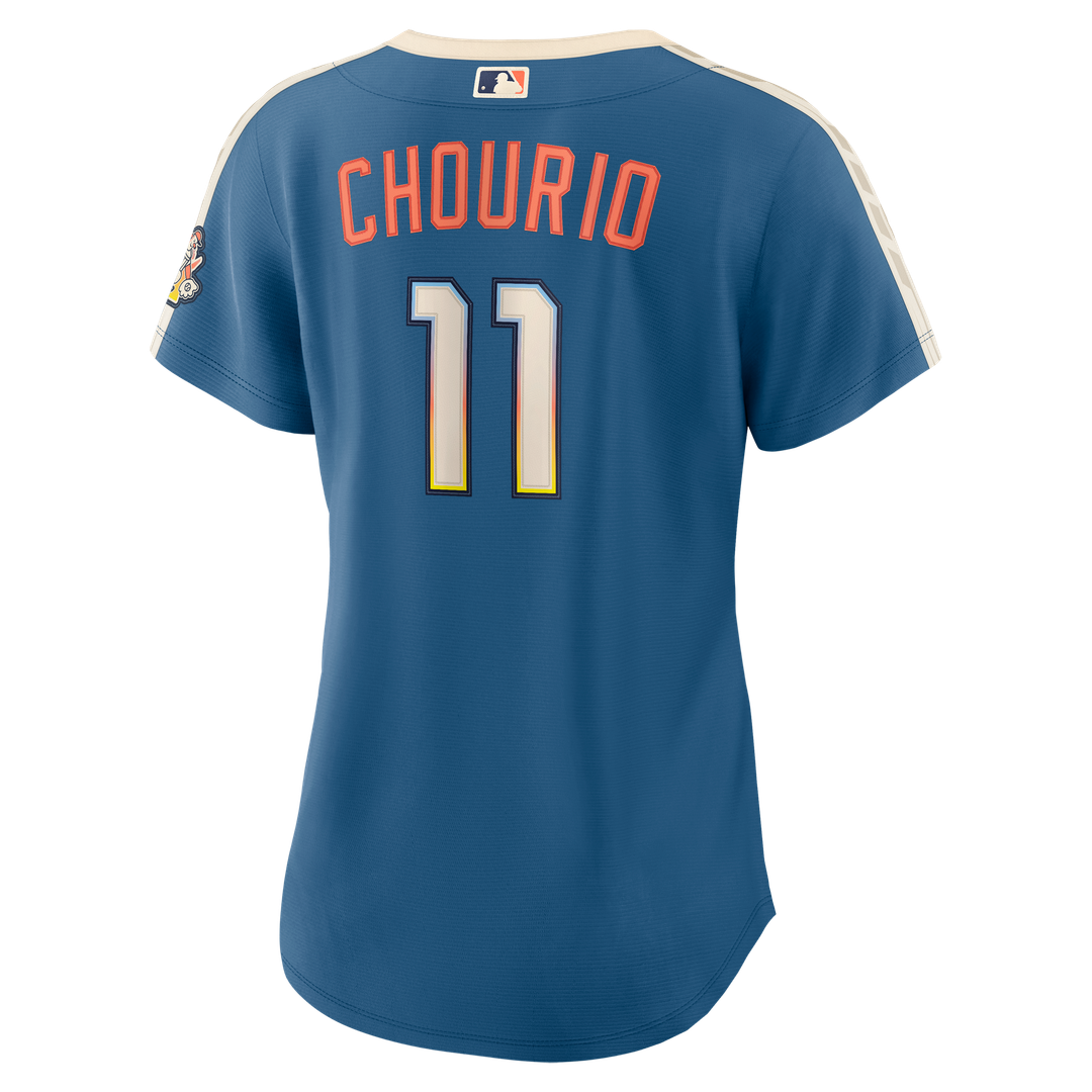 Milwaukee Brewers Jackson Chourio Women's 2026 City Connect Stadium Jersey — Mineral Blue