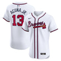 Atlanta Braves Ronald Acuña Jr. Home Elite Jersey — White