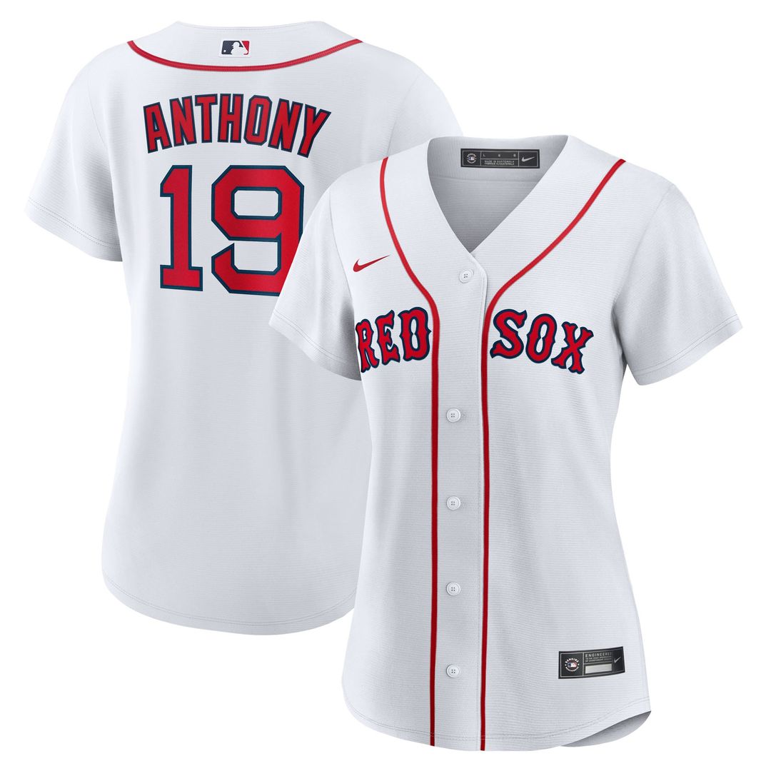 Boston Red Sox Roman Anthony Women's Home Replica Jersey — White