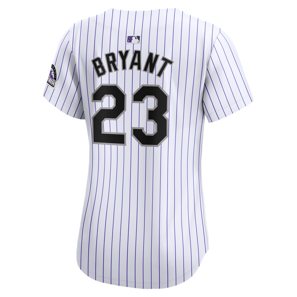 Colorado Rockies Kris Bryant Women's Home Limited Jersey — White