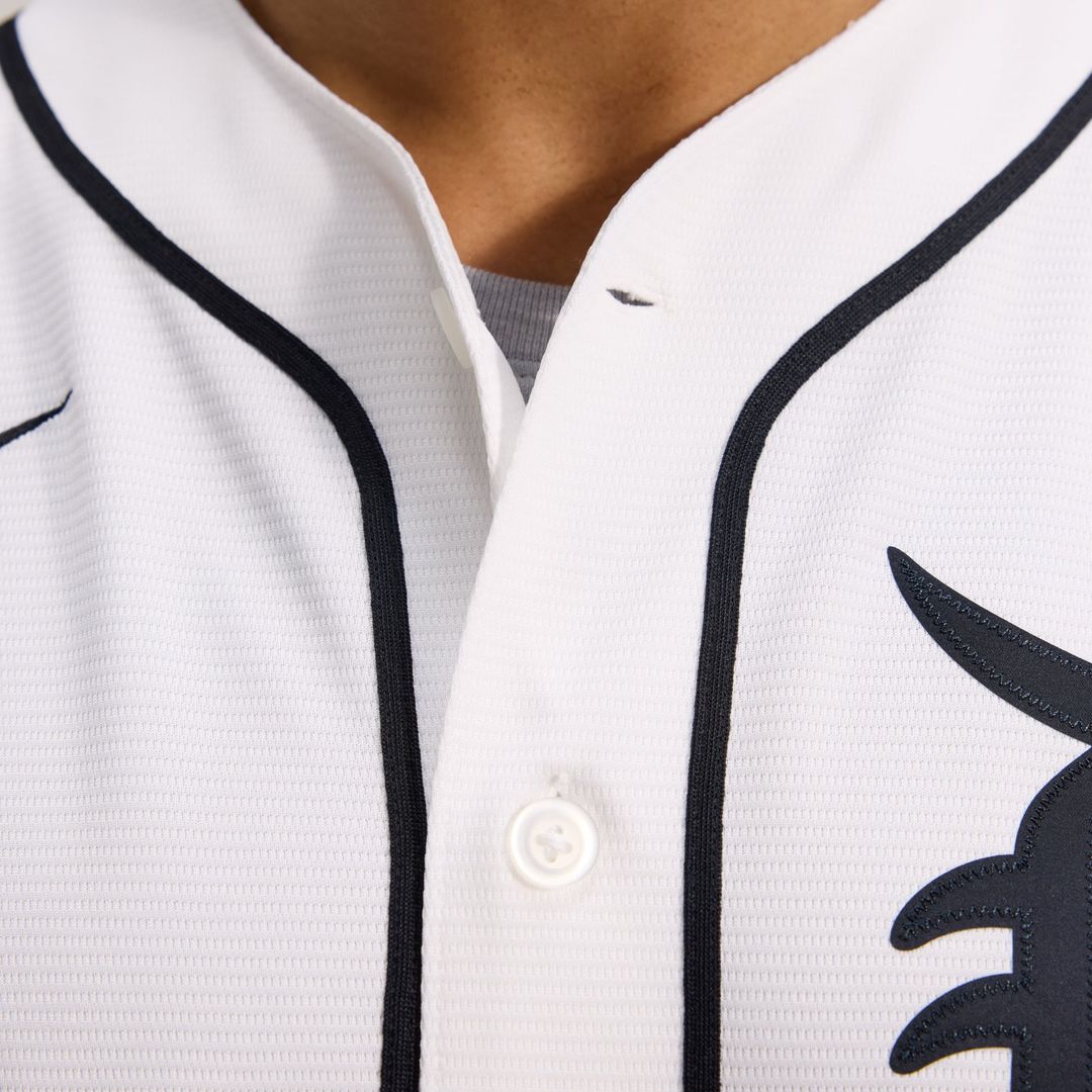 Detroit Tigers Home Replica Jersey — White