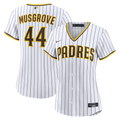 San Diego Padres Joe Musgrove Women's Home Replica Jersey — White