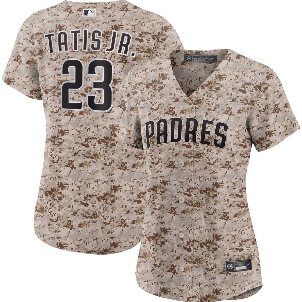 San Diego Padres Fernando Tatis Jr. Women's USMC Alternate Replica Jersey — Camo