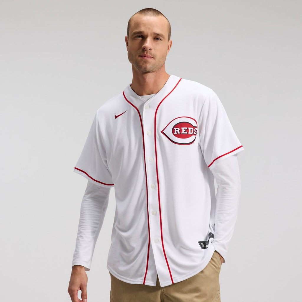 Cincinnati Reds Home Replica Team Jersey — White