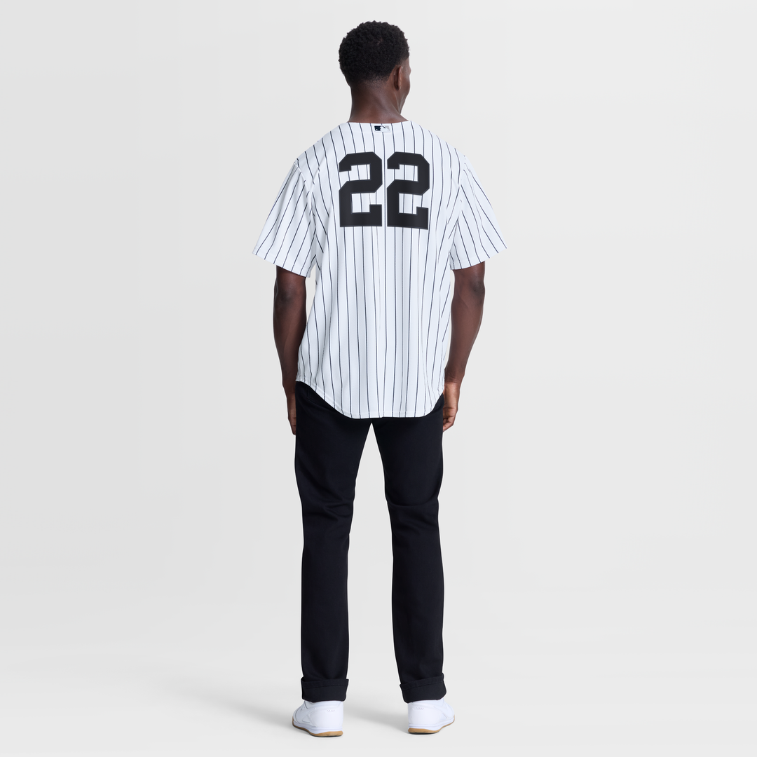New York Yankees Ben Rice Home Replica Jersey — White