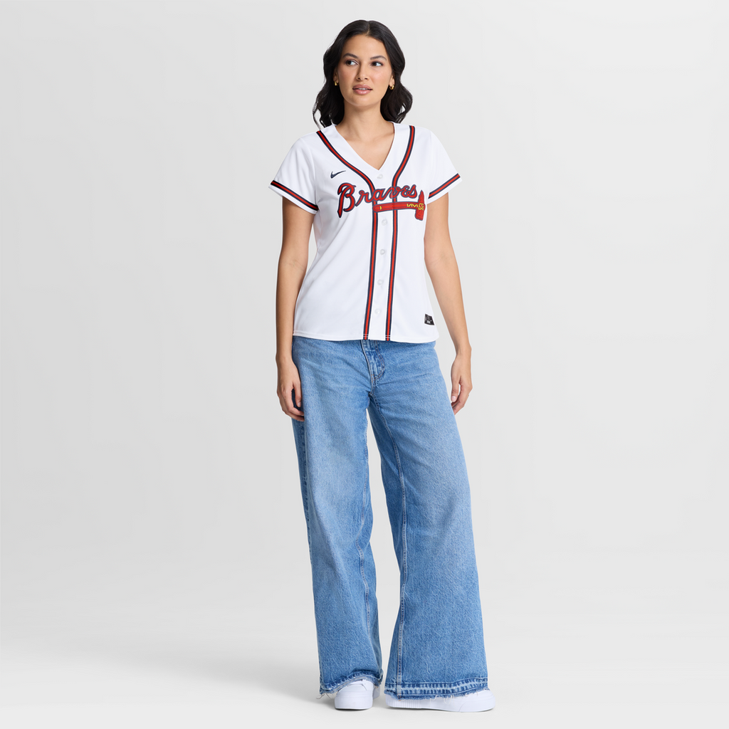 Atlanta Braves Drake Baldwin Women's Home Replica Jersey — White